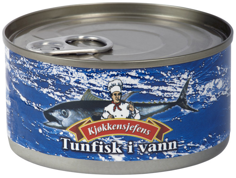 Tunfisk i vann         185g