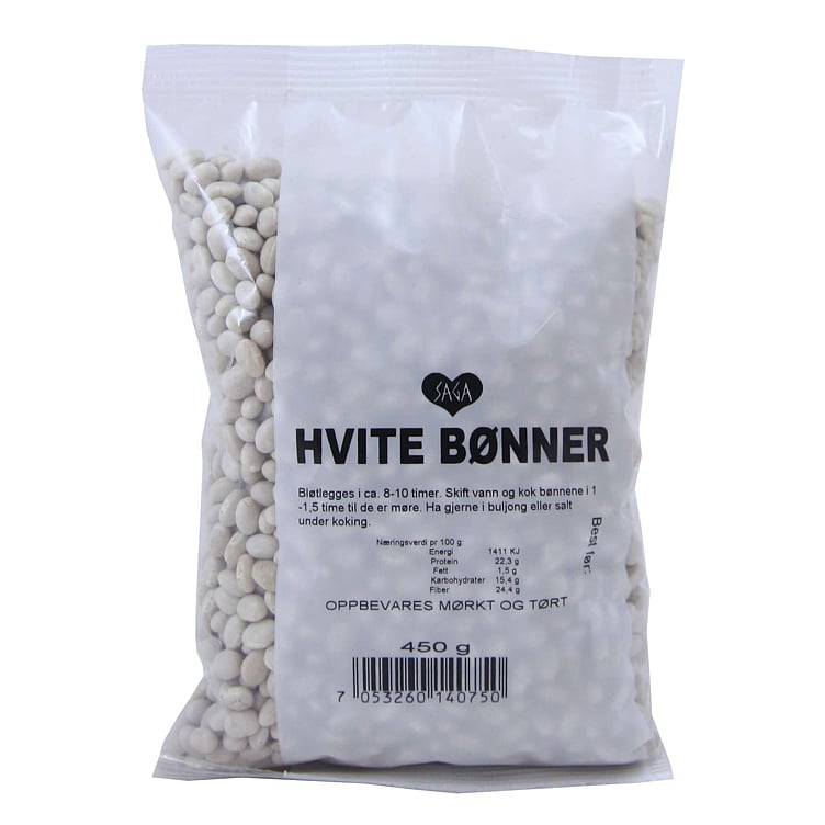 Beans white   450g