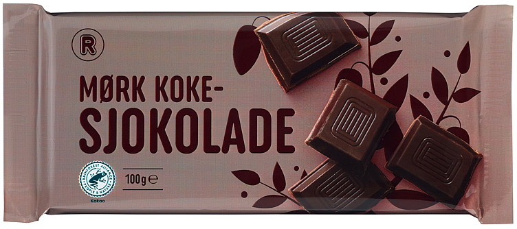 Kokesjokolade mørk 100g