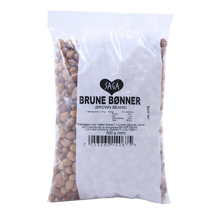 Brown beans 500g