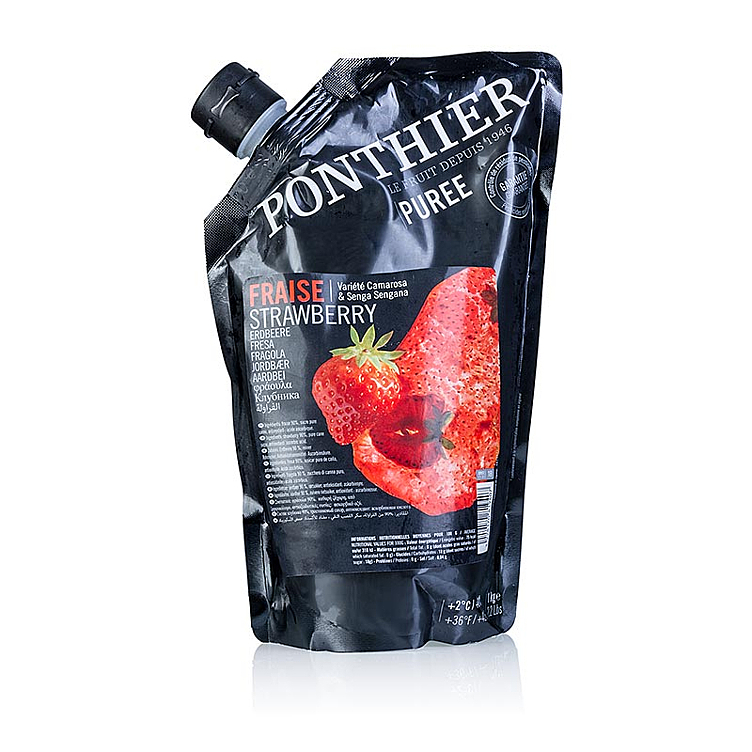 Ponthier fruktpure jordbær   6x1kg