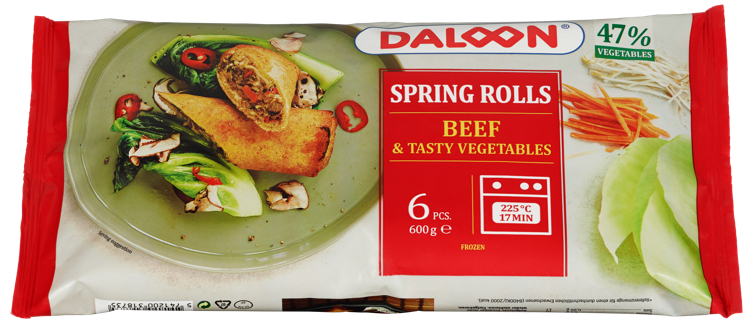 Spring roll w/beef   600g