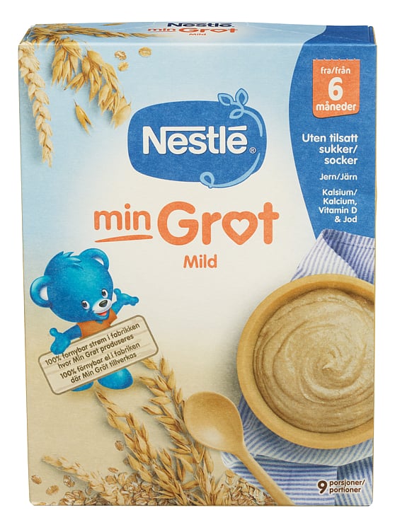 Min grøt mild havre 6mnd  270g
