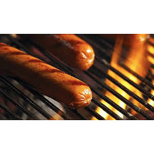 Grillpølser røkte   ( 40stk )  2,5kg