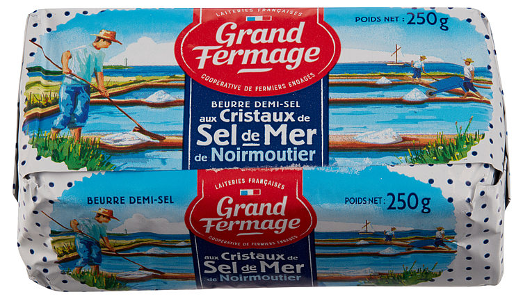 Fransk smør m/havsalt  250g