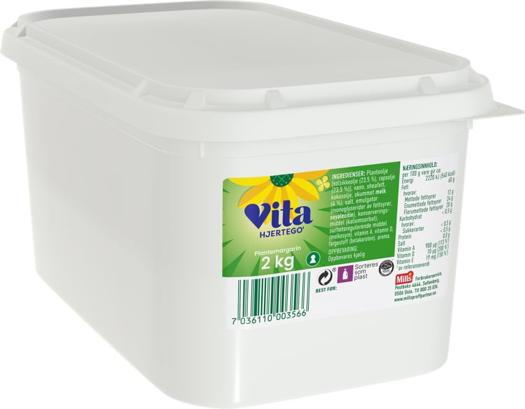 Vita myk plantemargarin   2kg