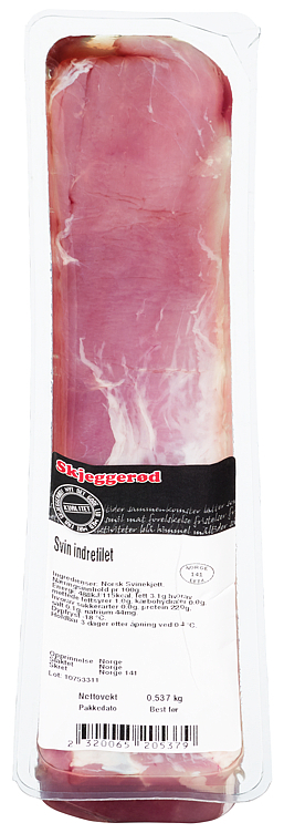 Svin indrefilet hel 10xca300g fr kg