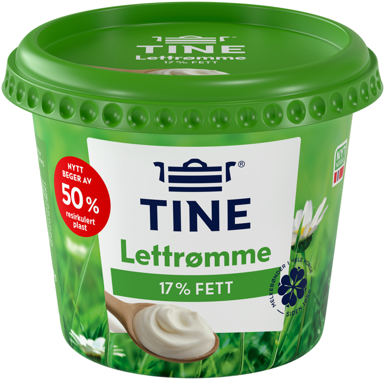 Tine lettrømme beger              300g