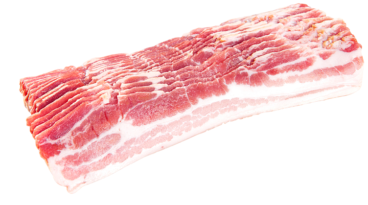 Bacon i skiver 10x0,5kg