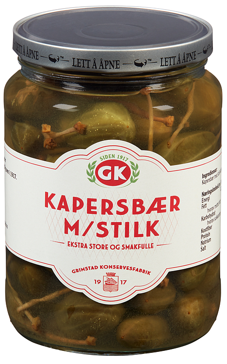 Kapers m/stilk 700g