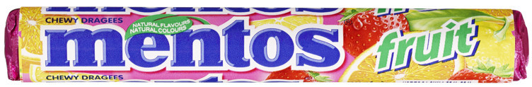 Mentos frukt rull 40g