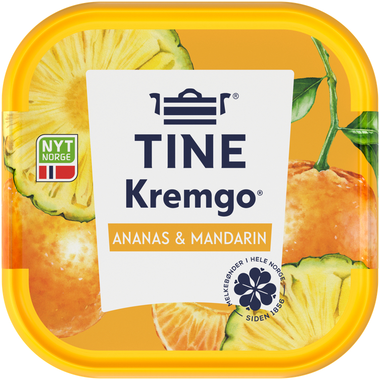Kremost ananas/mandarin 125g
