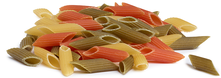 Mezze penne tricolore   5kg
