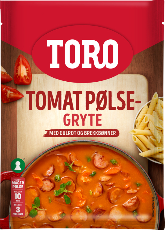 Tomat pølsegryte pose   108g