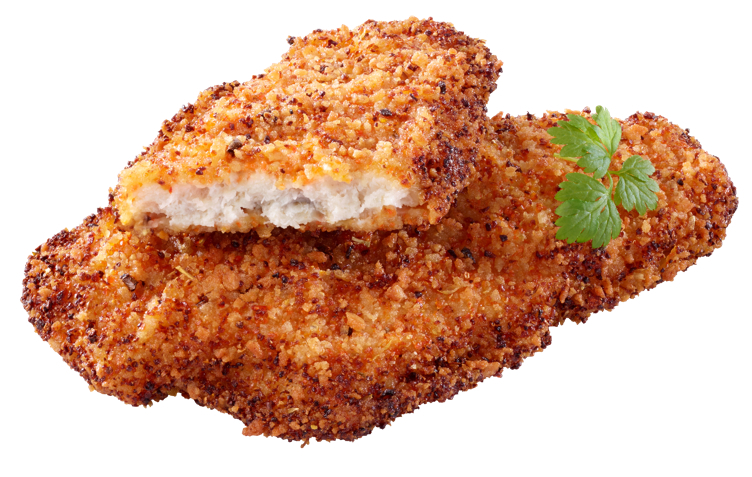 Coalfish vegetable breaded pre-baked 63x80g   5,04kg