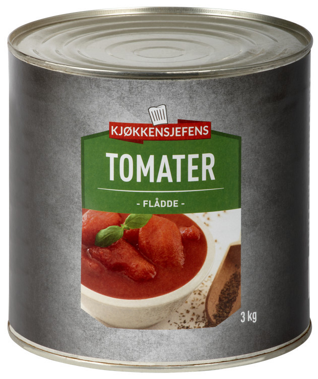 Tomater flådd 2,5kg
