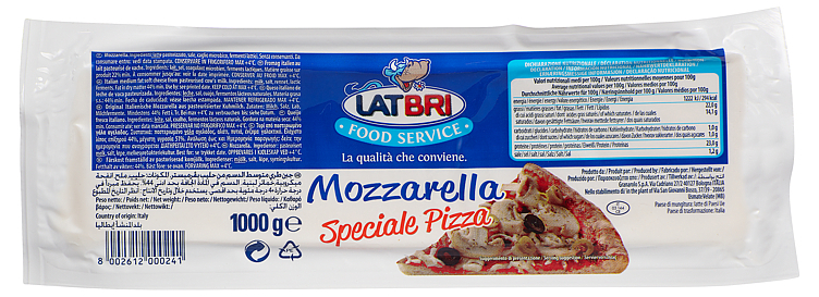 Mozzarella block 1kg