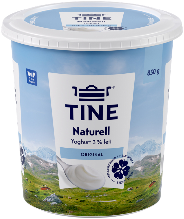 Yoghurt naturell    850g