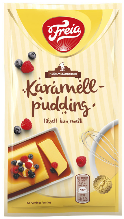 Caramel pudding         75g