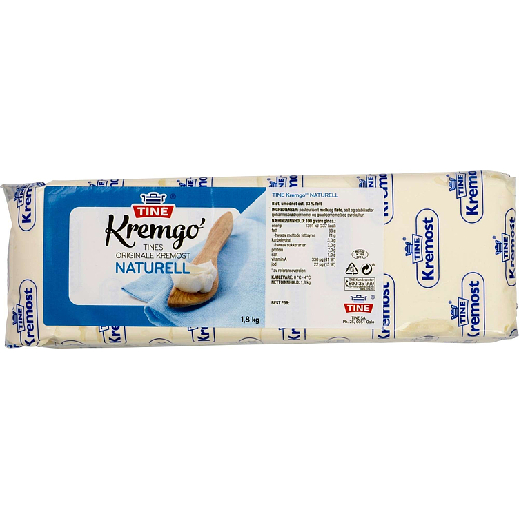 Kremost naturell   1,8kg