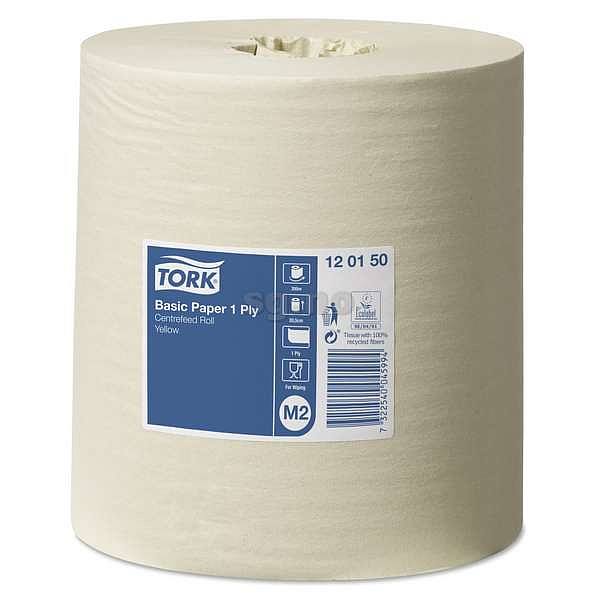 M-tork paper towels basic yellow        6x300m