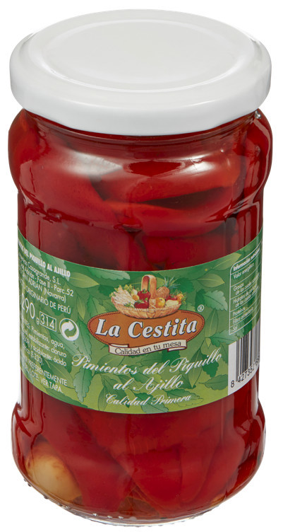 Paprika rød m/hvitløk    290g