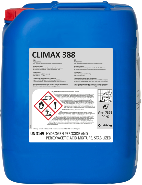 Climax su 388 kanne a 22kg