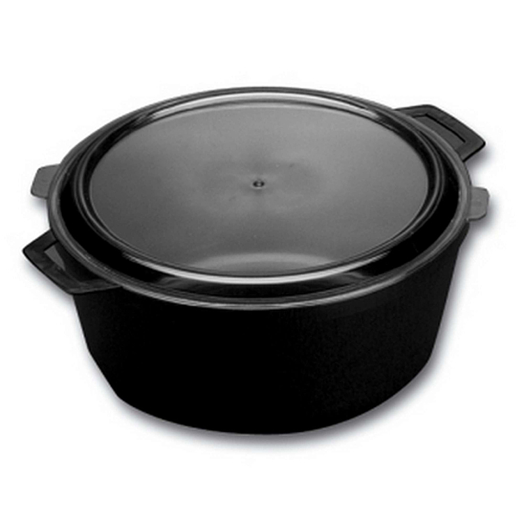 Gryte plast m/ben og lokk 2000ml  50stk