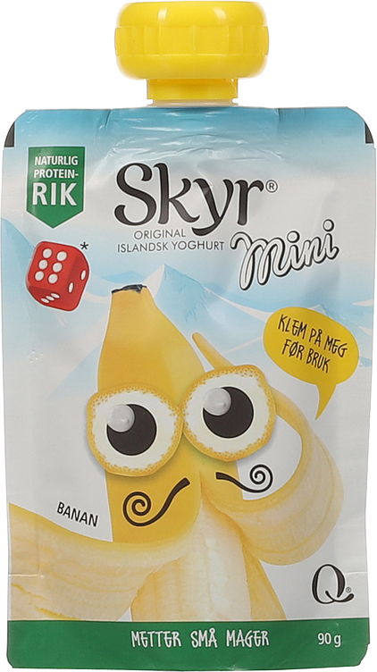 Skyr mini banan pose 90g