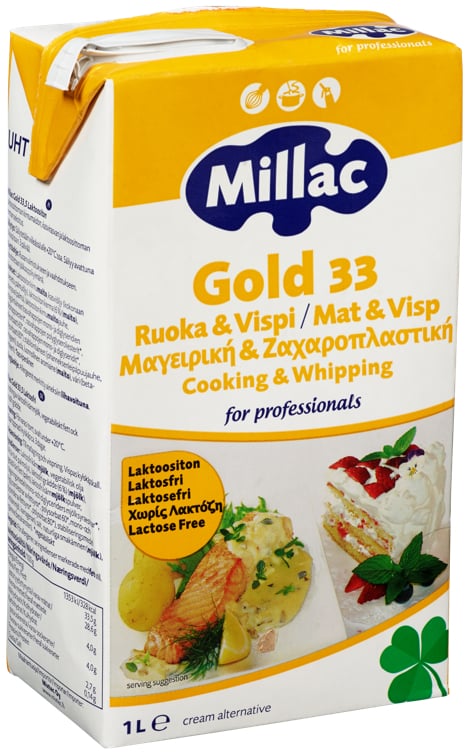 Millac gold 33% lakt.fri  1l