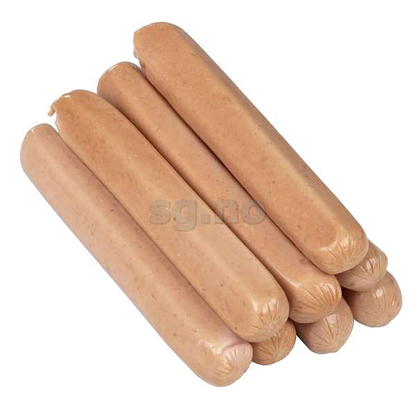 Grillpølse av kylling kalkun ca60g fr 600g