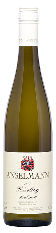 Anselmann riesling kabinett  11,5%  75cl