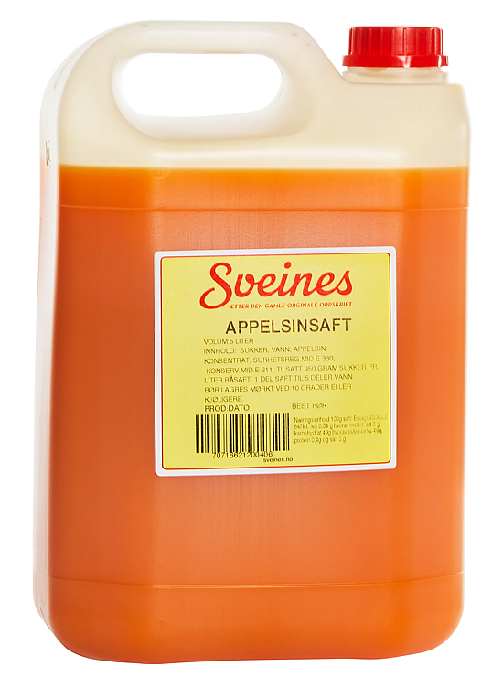 Appelsinsaft 1+5 5l
