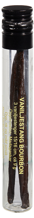 Vaniljestang madagskar 3stk