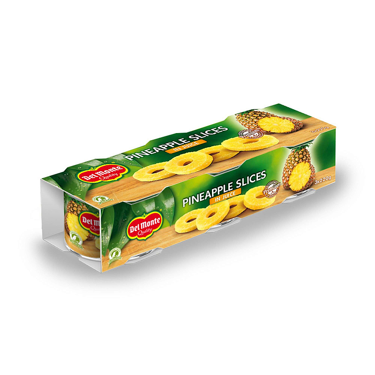 Ananasbiter i juice 3kg