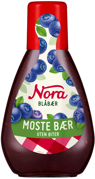 Blåbærsyltetøy, squeezy 435g