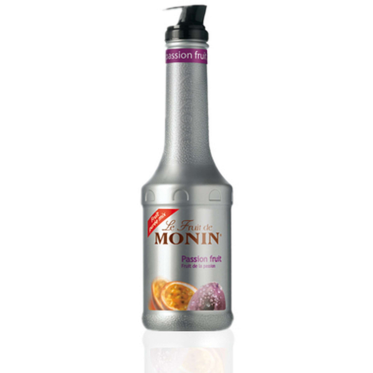 Monin pasjonsfrukt puré u/azo farge 1l