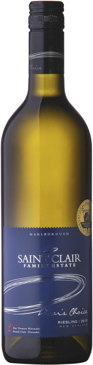 Saint clair vicars choice riesling  12%  75cl