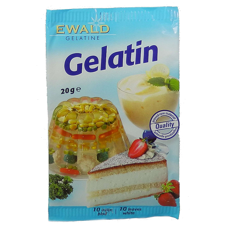 Gelatinplater 20g
