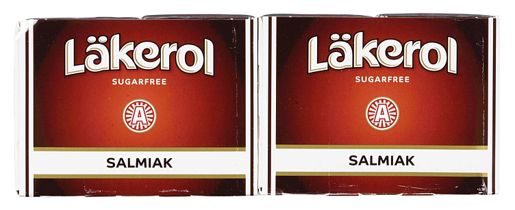 Läkerol salmiak 4 pack  t 100g