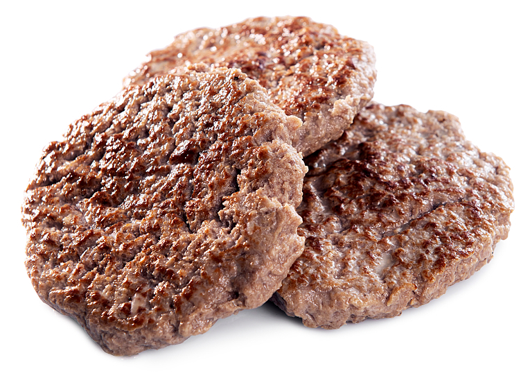 Beef burgers 100g     5kg
