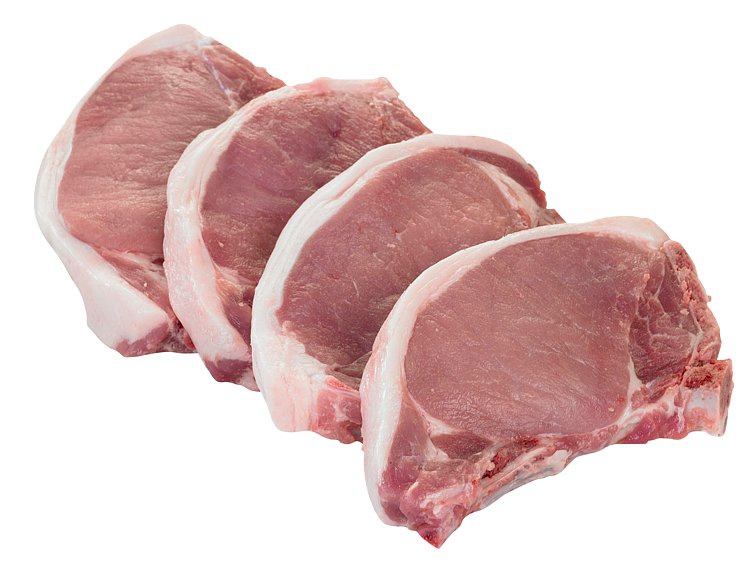 Svinekoteletter 7xca1kg fr kg