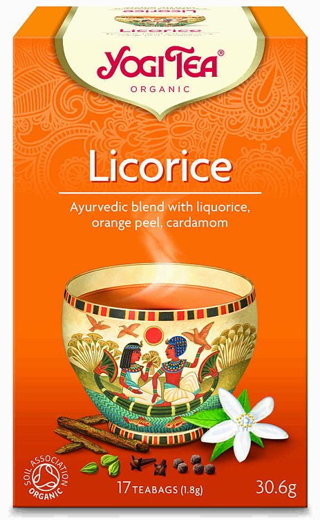 Yogi tea liqurice ecol. 17bags