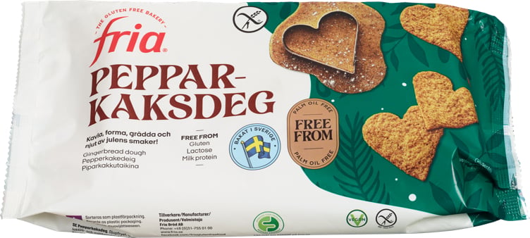 Pepperkakedeig glutenfri melkefri 500g