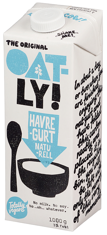 Oatly havregurt natural (oat yoghurt)   1l
