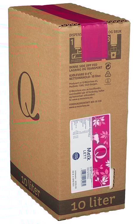 Lettmelk bib 10l
