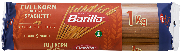 Barilla spaghetti whole grain  1kg