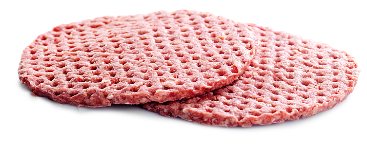Hamburger 100g standard rå   5kg