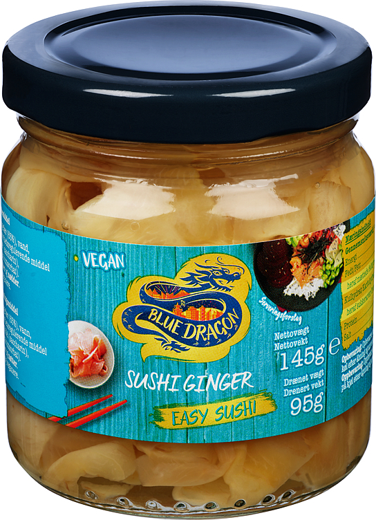 Ingefær syltet 145g