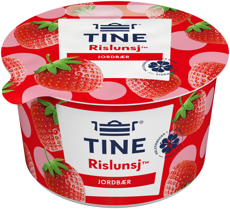 Rislunsj m/jordbær 150g
